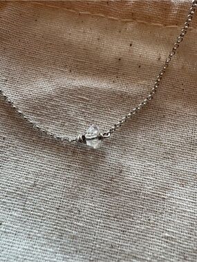 Miskwill Herkimer diamond necklace and earrings